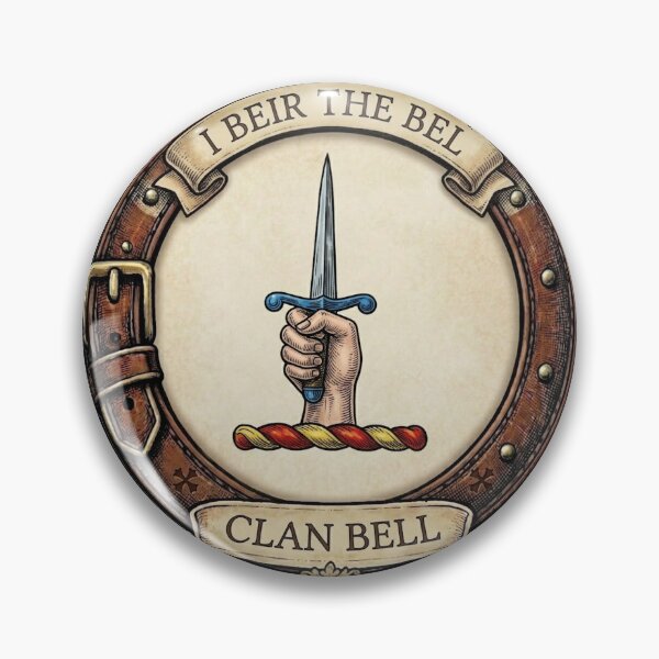 Item preview, Clan Bell Crest designed and sold by BagTown Clans.