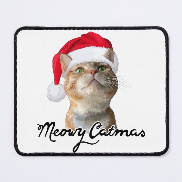 Item preview, Ginger Tabby Santa Cat Meowy Catmas designed and sold by Carleah Unique.