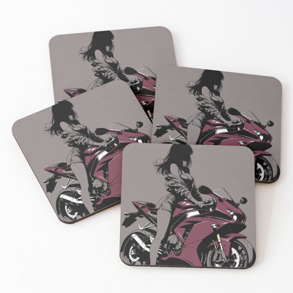 Item preview, Anime Girl and Motorcycle designed and sold by Bullydozer.