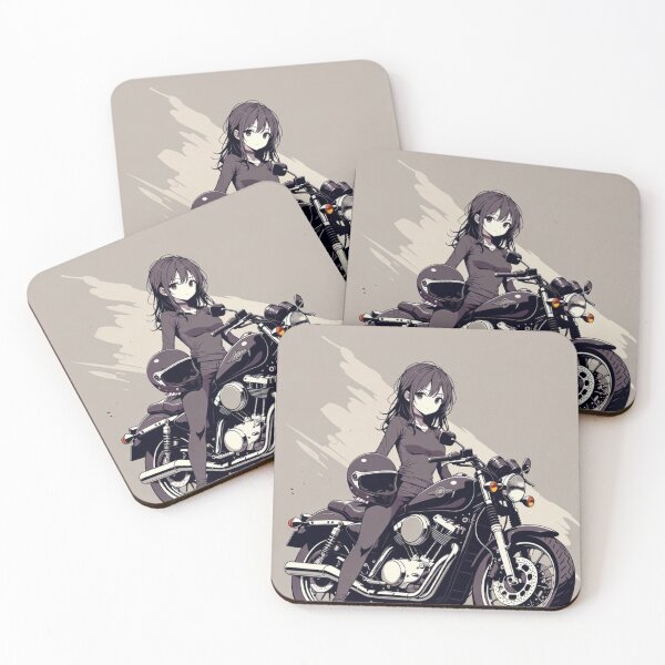 Item preview, Anime Girl and Motorcycle designed and sold by Bullydozer.