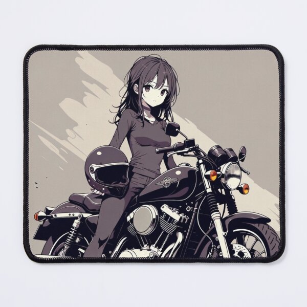 Item preview, Anime Girl and Motorcycle designed and sold by Bullydozer.