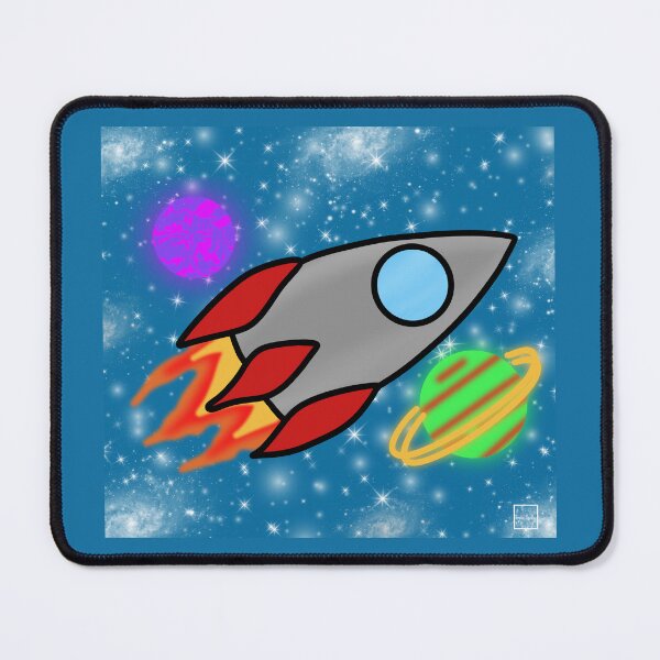 Item preview, Rocket Ship designed and sold by Angela’s Doodles.
