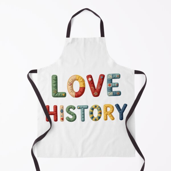 Item preview, LOVE HISTORY - IN COLORFUL FAUX LETTERING designed and sold by AlexOBrienArt.
