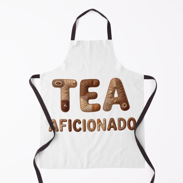 Item preview, TEA AFICIONADO - IN FAUX LETTERING designed and sold by AlexOBrienArt.