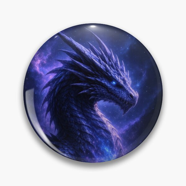 Item preview, Cosmic Dragon in the Stars – Galactic Fantasy Dragon Artwork designed and sold by DrakariArt.