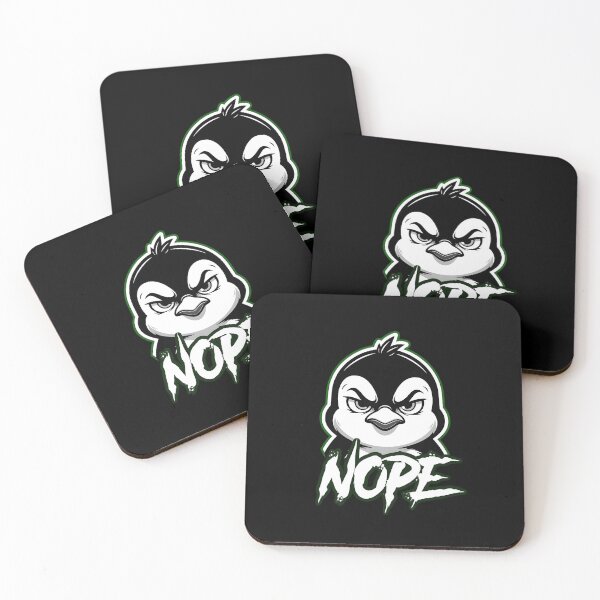 Item preview, Angry Penguin Nope Funny Meme Design designed and sold by TshirtsOnline-.