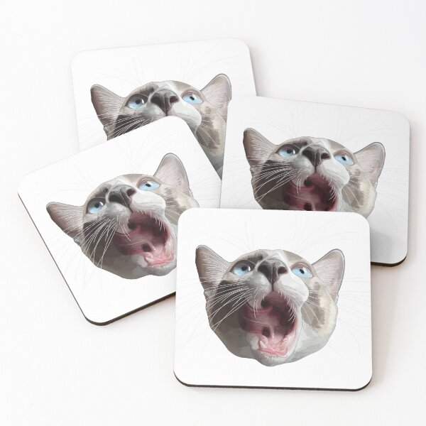 Item preview, Suspicious Cat Licking His Chops designed and sold by Carleah Unique.