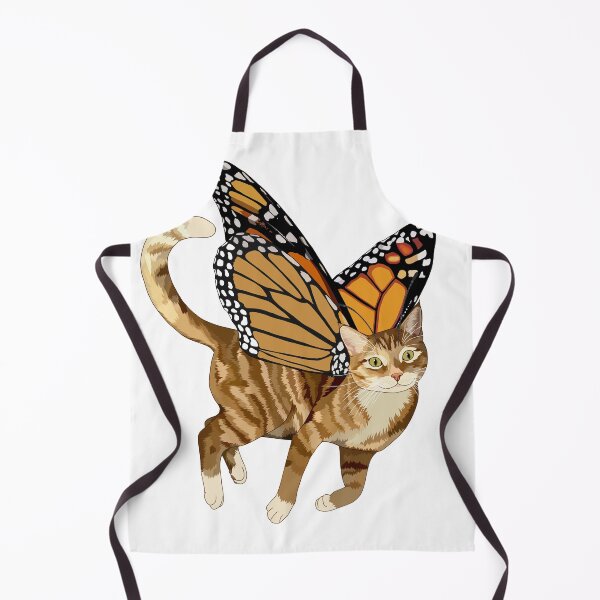 Item preview, Ginger Tabby Monarch Butterfly Cat designed and sold by Carleah Unique.