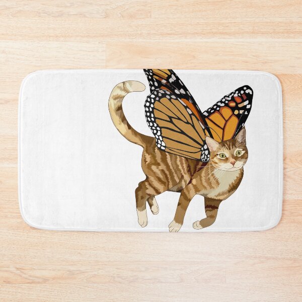 Item preview, Ginger Tabby Monarch Butterfly Cat designed and sold by Carleah Unique.