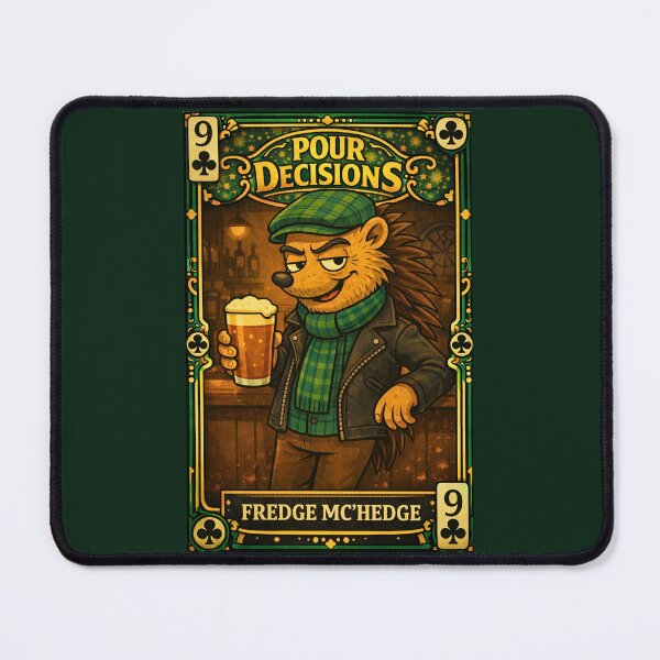 Item preview, Fredge McHedge – Clubs 9 | Pour Decisions Character Card designed and sold by A Sinister Sly.