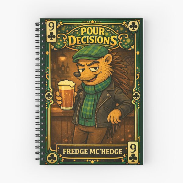 Item preview, Fredge McHedge – Clubs 9 | Pour Decisions Character Card designed and sold by A Sinister Sly.
