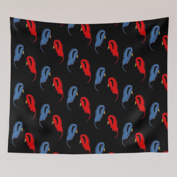 Item preview, Bird red and blue, color designed and sold by NYWA-ART.