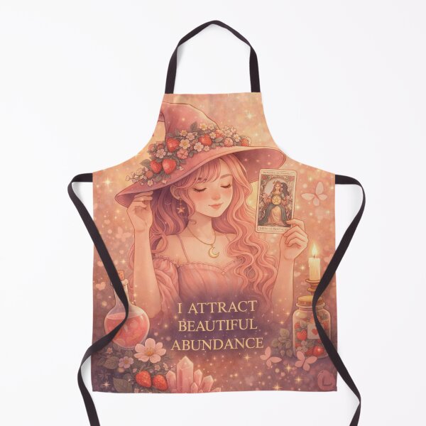 Item preview, I Attract Beautiful Abundance – Tarot Queen Witch designed and sold by MrsMimpi.