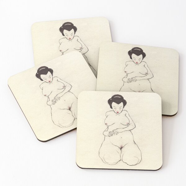 Item preview, Shy geisha designed and sold by Le poulpe rêveur.
