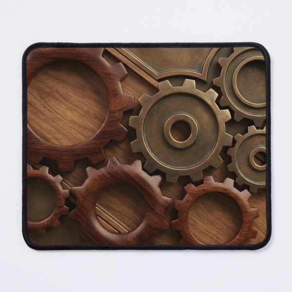 Item preview, Steampunk Wooden Bronze Gears Mechanism designed and sold by Gradient Concept.