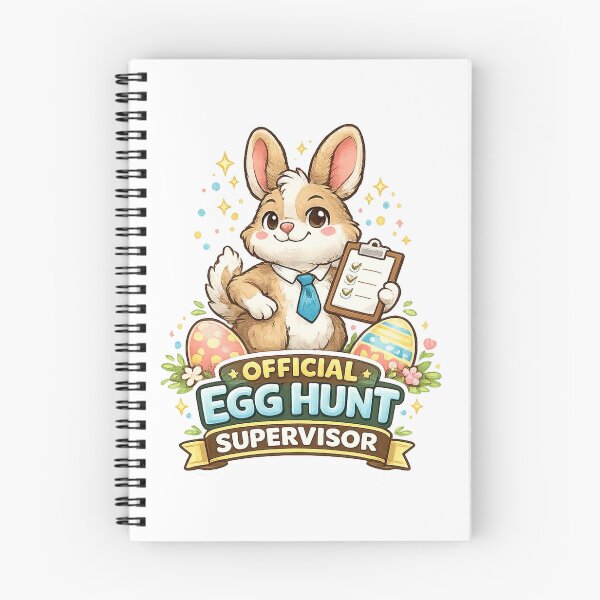 Item preview, Official Egg Hunt Supervisor Funny Easter Bunny Design designed and sold by StyleLap.
