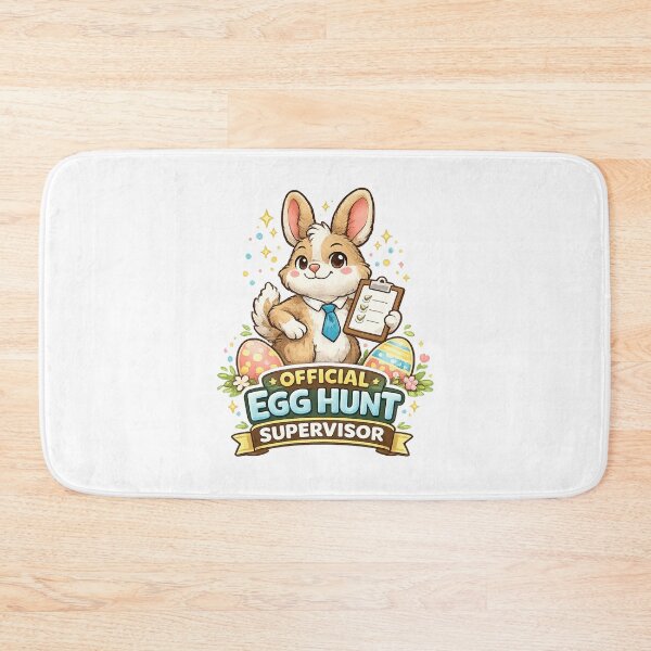 Item preview, Official Egg Hunt Supervisor Funny Easter Bunny Design designed and sold by StyleLap.