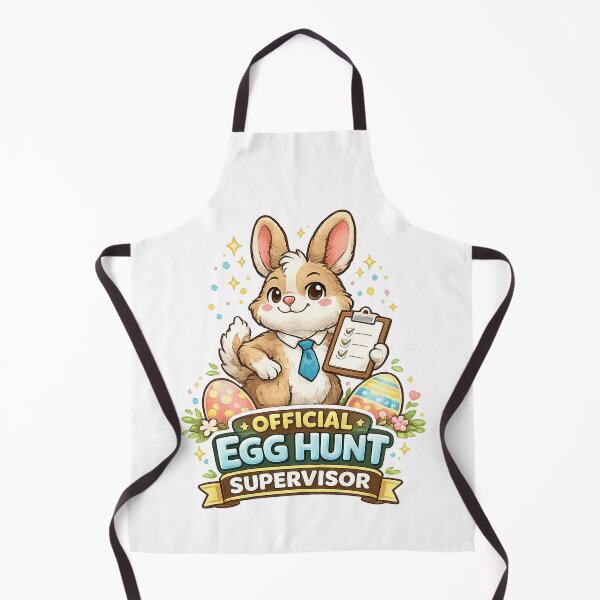 Item preview, Official Egg Hunt Supervisor Funny Easter Bunny Design designed and sold by StyleLap.