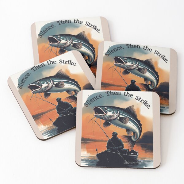 Item preview, Silence Then The Strike - Epic Sunset Fishing designed and sold by HALYNA070824.