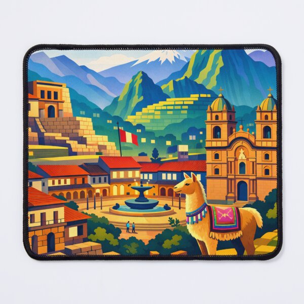 Item preview, Cusco Peru Travel Poster  designed and sold by MatthewHeights.