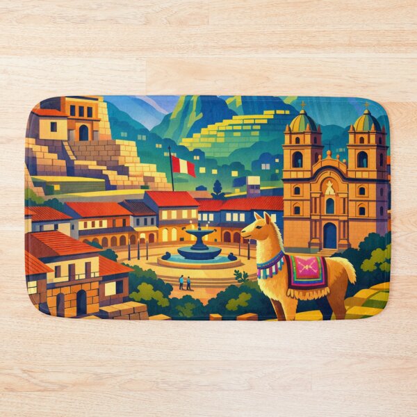 Item preview, Cusco Peru Travel Poster  designed and sold by MatthewHeights.
