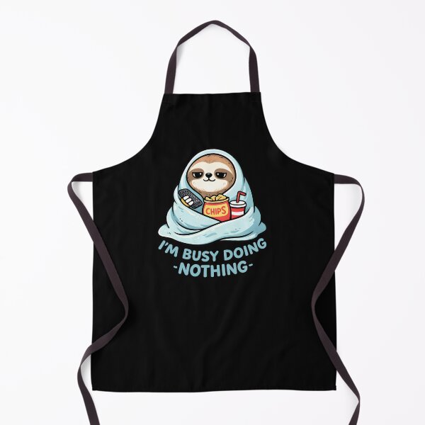 Item preview, Lazy Sloth Watching TV “I’m Busy Doing Nothing” designed and sold by timizar.