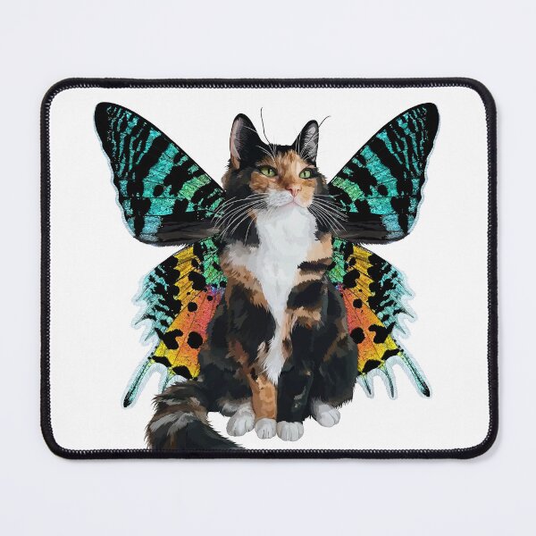 Item preview, Longhair Calico Sunset Moth Butterfly Cat designed and sold by Carleah Unique.