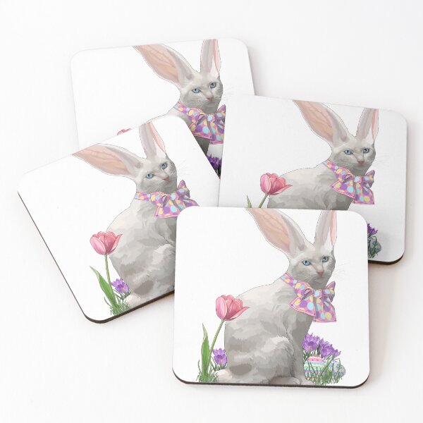 Item preview, Purrfectly Eggcentic Easter Bunny Kitty Cat designed and sold by Carleah Unique.