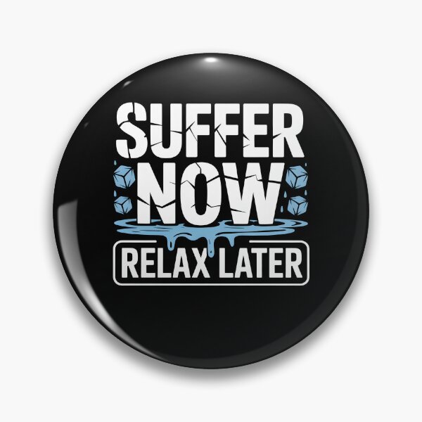 Item preview, Suffer Now Relax Later Cold Plunge designed and sold by MooonTees.