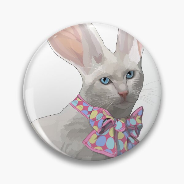 Item preview, Easter Bunny Cat with Egg Large Bow designed and sold by Carleah Unique.