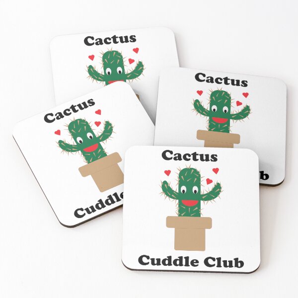 Artikelvorschau, Cactus Cuddle Club: Niedlicher Cartoon-Kaktus mit Herzen – Lustiges Geschenk für Pflanzenliebhaber entworfen und verkauft von ValeriesGallery.