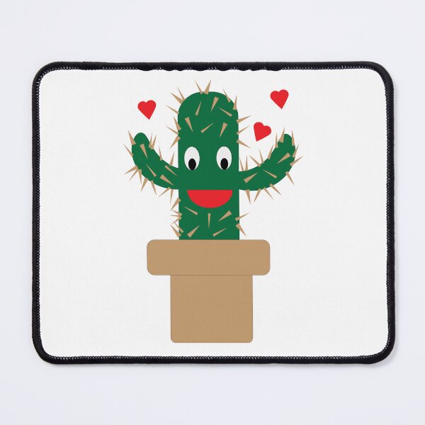 Item preview, Cactus Cuddle Club Cute Cartoon Cactus with Hearts – Funny Plant Lover Gift Design designed and sold by ValeriesGallery.