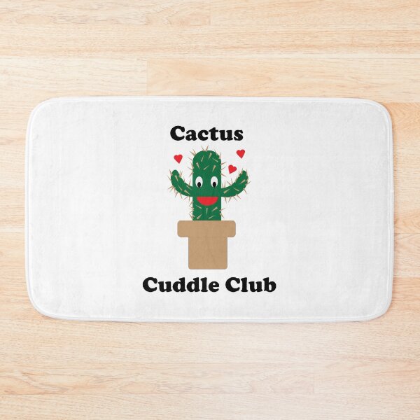 Item preview, Cactus Cuddle Club Cute Cartoon Cactus with Hearts – Funny Plant Lover Gift Design designed and sold by ValeriesGallery.