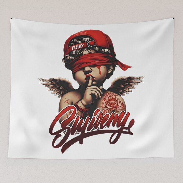 Item preview, FUIRY Blindfolded Angel Streetwear Graphic Design designed and sold by FUIRY .