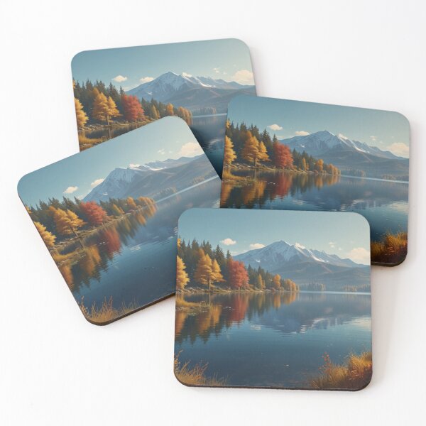 Item preview, Autumn harmony over a mountain lake designed and sold by Izabela Włodarczyk.