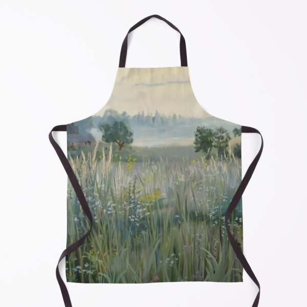 Item preview, Provence Countryside Painting | French Landscape Wall Art | Soft Meadow Scene designed and sold by CARRAANN.