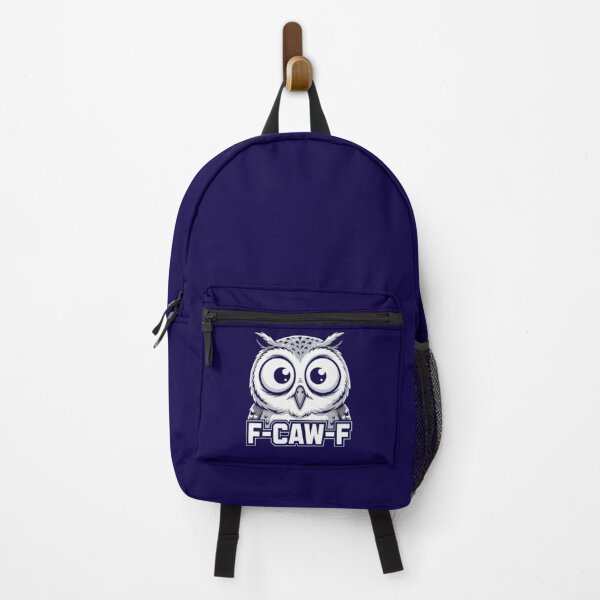 Item preview, F-CAW-F Funny Big Eyes Owl Cartoon Meme Design designed and sold by Syrupulse.