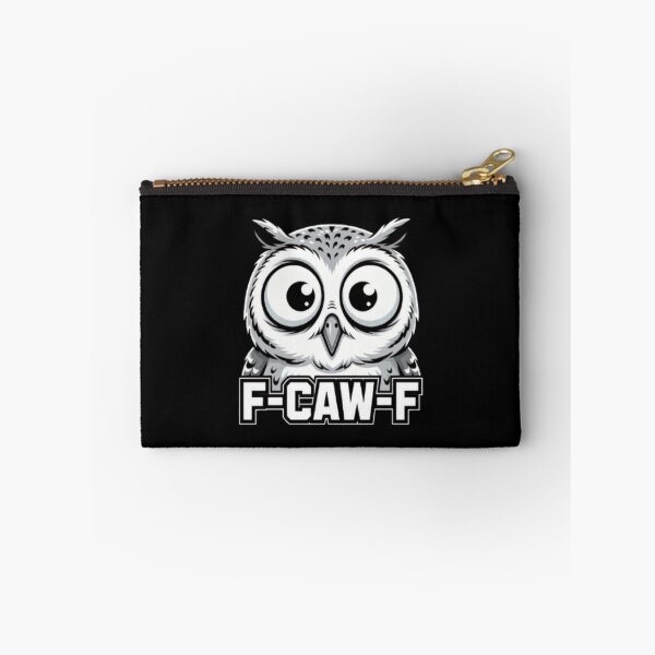Item preview, F-CAW-F Funny Big Eyes Owl Cartoon Meme Design designed and sold by Syrupulse.