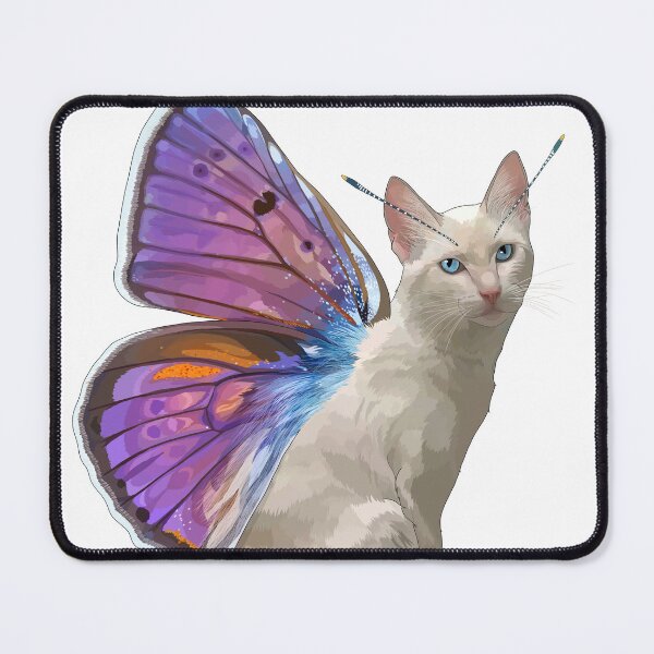 Item preview, Purple Copper Butterfly Cat designed and sold by Carleah Unique.