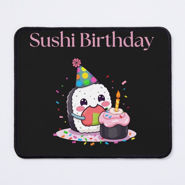 Item preview, Sushi Birthday – Cute Kawaii Sushi Party Design for Food Lovers designed and sold by Sparkofart07.