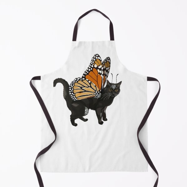 Item preview, Spotted Black Monarch Butterfly Cat designed and sold by Carleah Unique.