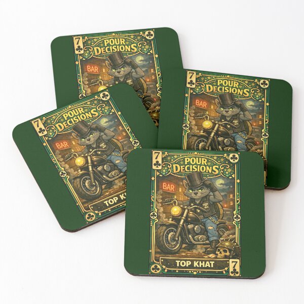 Item preview, Top Khat – Clubs 7 | Pour Decisions Character Card designed and sold by A Sinister Sly.