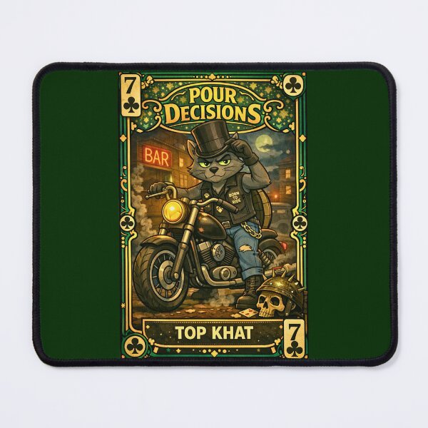 Item preview, Top Khat – Clubs 7 | Pour Decisions Character Card designed and sold by A Sinister Sly.