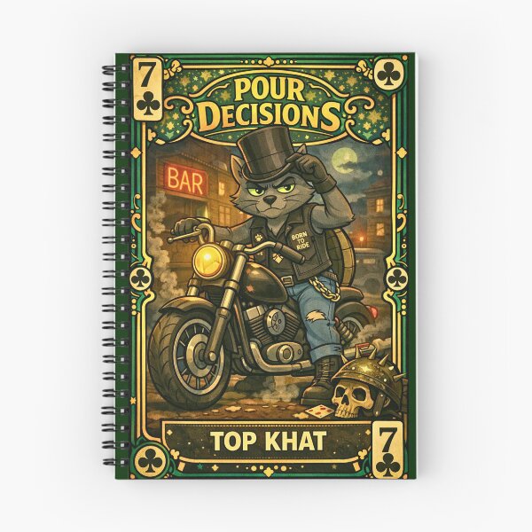 Item preview, Top Khat – Clubs 7 | Pour Decisions Character Card designed and sold by A Sinister Sly.