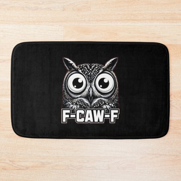Item preview, F-CAW-F Funny Owl Big Eyes Cartoon Owl Meme Gift designed and sold by Syrupulse.