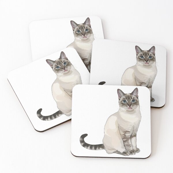 Item preview, Silly Lynx Point Cat Blep designed and sold by Carleah Unique.