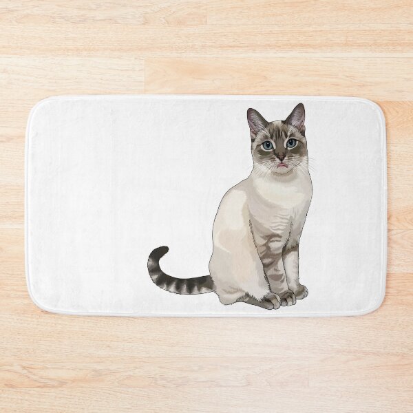 Item preview, Silly Lynx Point Cat Blep designed and sold by Carleah Unique.