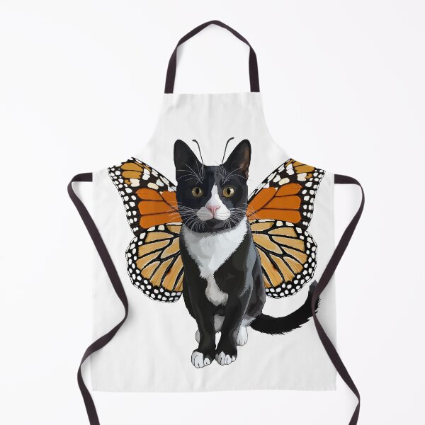 Item preview, Bicolor Tuxedo Monarch Butterfly Cat designed and sold by Carleah Unique.