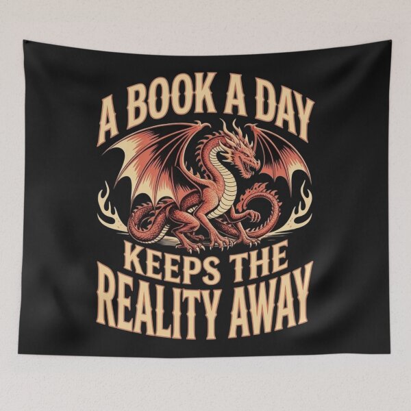 Item preview, a book a day keeps reality away designed and sold by 123ks.