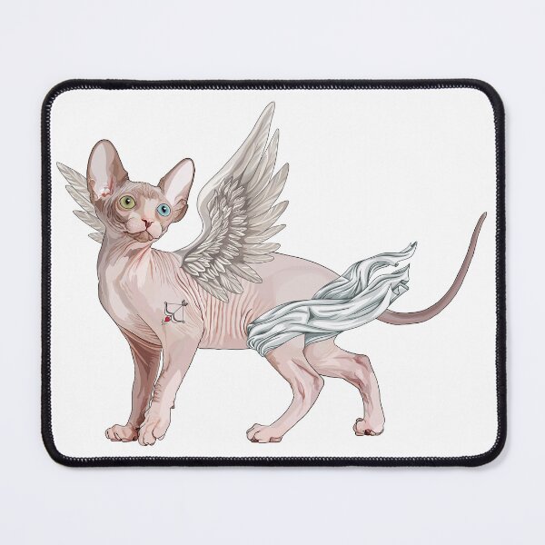 Item preview, Valentines Day Sphynx Cat Cupid designed and sold by Carleah Unique.